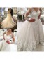 Long Sleeves V-Neck Lace Wedding Dresses Bridal Gowns 99603107 Long Sleeves V-Neck Lace Wedding Dresses Bridal Gowns 99603107