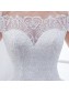 Lace Ball Gown Off-the-Shoulder Wedding Dresses Bridal Gowns 99603115