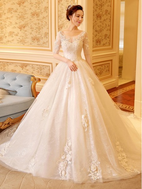 Lace Bridal Ball Gown Wedding Dresses Bridal Gowns 99603119