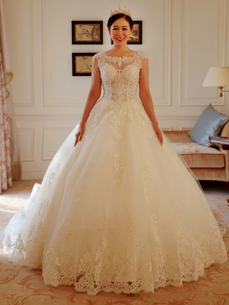 Lace Bridal Ball Gown Keyhole Back Wedding Dresses Bridal Gowns 99603120 Lace Bridal Ball Gown Keyhole Back Wedding Dresses Bridal Gowns 99603120