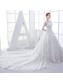 High Neck Long Sleeves Lace Wedding Dresses Bridal Gowns 99603127