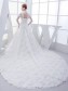High Neck Long Sleeves Lace Wedding Dresses Bridal Gowns 99603127