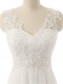 A-Line Lace Chiffon V-Neck Wedding Dresses Bridal Gowns 99603131 A-Line Lace Chiffon V-Neck Wedding Dresses Bridal Gowns 99603131