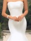 Simple Mermaid Strapless Wedding Dresses Bridal Gowns 99603139 Simple Mermaid Strapless Wedding Dresses Bridal Gowns 99603139
