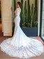 Mermaid Half Sleeves Lace Wedding Dresses Bridal Gowns 99603143
