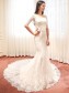 Mermaid Half Sleeves Lace Wedding Dresses Bridal Gowns 99603143
