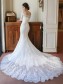 Mermaid Half Sleeves Lace Wedding Dresses Bridal Gowns 99603143