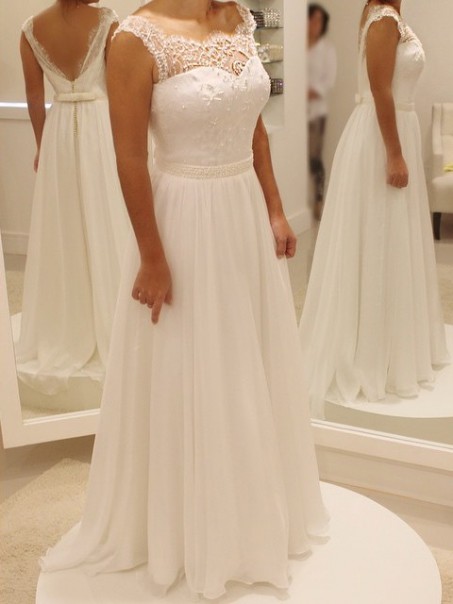 Lace and Chiffon Wedding Dresses Bridal Gowns 99603145 Lace and Chiffon Wedding Dresses Bridal Gowns 99603145