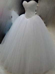 Ball Gown Sparkly Tulle Sweetheart Wedding Dresses Bridal Gowns 99603150 Ball Gown Sparkly Tulle Sweetheart Wedding Dresses Bridal Gowns 99603150
