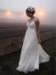 Cap Sleeves Lace Chiffon Backless Wedding Dresses Bridal Gowns 99603158 Cap Sleeves Lace Chiffon Backless Wedding Dresses Bridal Gowns 99603158