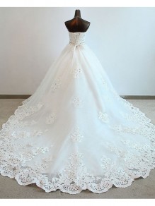 Ball Gown Sweetheart Lace Wedding Dresses Bridal Gowns 99603166