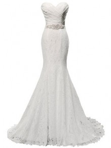 Lace Mermaid Sweetheart Wedding Dresses Bridal Gowns 99603168