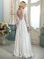 A-Line Sheer Lace Long Sleeves Wedding Dresses Bridal Gowns 99603187