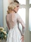 A-Line Sheer Lace Long Sleeves Wedding Dresses Bridal Gowns 99603187
