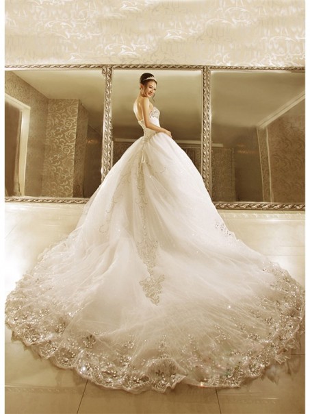 Ball Gown Crystal Wedding Dresses Bridal Gowns 99603191