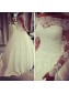 Ball Gown Long Sleeves Off-the-Shoulder Lace Wedding Dresses Bridal Gowns 99603251