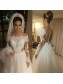 A-Line Long Sleeves Lace Wedding Dresses Bridal Gowns 99603261