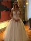 A-Line Long Sleeves Lace Sheer Wedding Dresses Bridal Gowns 99603262 A-Line Long Sleeves Lace Sheer Wedding Dresses Bridal Gowns 99603262