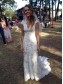 Elegant Lace V-Neck Keyhole Back Wedding Dresses Bridal Gowns 99603268 Elegant Lace V-Neck Keyhole Back Wedding Dresses Bridal Gowns 99603268