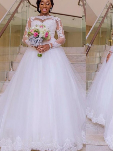 Long Sleeves Lace Plus Size Wedding Dresses Bridal Gowns 99603281 Long Sleeves Lace Plus Size Wedding Dresses Bridal Gowns 99603281