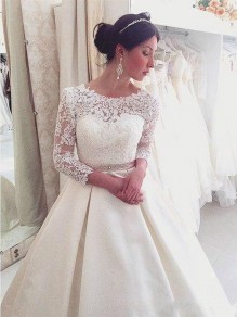 Long Sleeves Lace Wedding Dresses Bridal Gowns 99603283 Long Sleeves Lace Wedding Dresses Bridal Gowns 99603283
