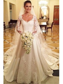 Long Sleeves Lace Wedding Dresses Bridal Gowns 99603285 Long Sleeves Lace Wedding Dresses Bridal Gowns 99603285