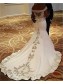 Mermaid Off-the-Shoulder Lace Satin Wedding Dresses Bridal Gowns 99603311