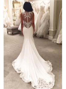 Mermaid Lace Sleeveless Wedding Dresses Bridal Gowns 99603318 Mermaid Lace Sleeveless Wedding Dresses Bridal Gowns 99603318