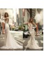 Sexy Mermaid Long Sleeves Lace Sheer Wedding Dresses Bridal Gowns 99603320 Sexy Mermaid Long Sleeves Lace Sheer Wedding Dresses Bridal Gowns 99603320