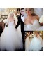 Ball Gown Sweetheart Lace Tulle Wedding Dresses Bridal Gowns 99603322