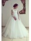 Long Sleeves Lace Ball Gown Wedding Dresses Bridal Gowns 99603323