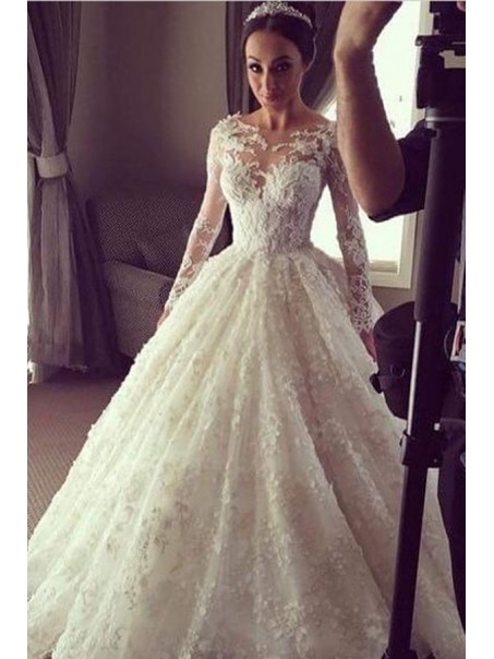 Long Sleeves Lace Wedding Dresses Bridal Gowns 99603330 Long Sleeves Lace Wedding Dresses Bridal Gowns 99603330