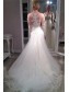 Long Sleeves Sheer Lace Wedding Dresses Bridal Gowns 99603332