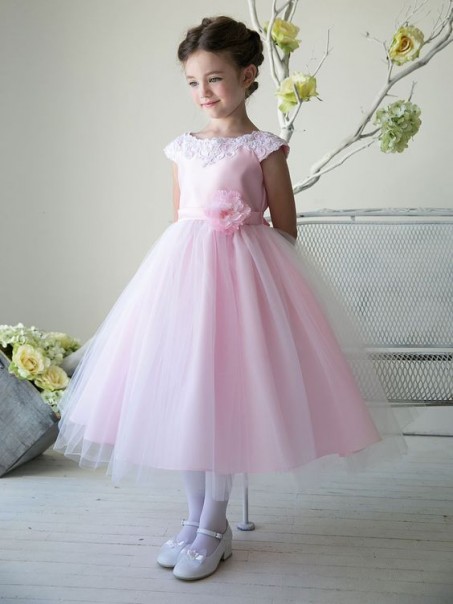 Cute Pink Flower Girl Dresses 99604005