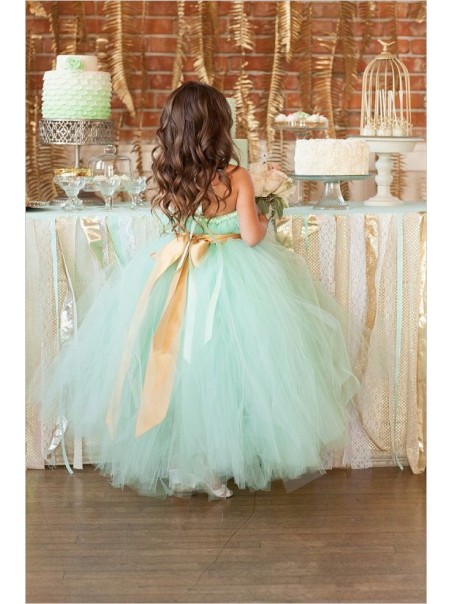 Mint Green Ball Gown Flower Girl Dresses 99604018 Mint Green Ball Gown Flower Girl Dresses 99604018