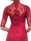 Half Sleeves Lace Chiffon Long Mother of The Bride Dresses 99605019