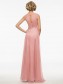 Long Pink Lace Chiffon V-Neck Mother of The Bride Dresses 99605024 Long Pink Lace Chiffon V-Neck Mother of The Bride Dresses 99605024