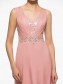 Long Pink Lace Chiffon V-Neck Mother of The Bride Dresses 99605024 Long Pink Lace Chiffon V-Neck Mother of The Bride Dresses 99605024