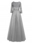 Purple 3/4 Length Sleeves Lace Chiffon Long Mother of The Bride Dresses 99605028 Purple 3/4 Length Sleeves Lace Chiffon Long Mother of The Bride Dresses 99605028