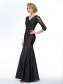 Long Black 3/4 Length Sleeves Lace Long Mother of The Bride Dresses 99605030 Long Black 3/4 Length Sleeves Lace Long Mother of The Bride Dresses 99605030