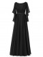 Long Purple Beaded Lace Chiffon Long Mother of The Bride Dresses 99605035