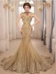 Mermaid Lace Appliques Long Mother of The Bride and Groom Dresses 99605061