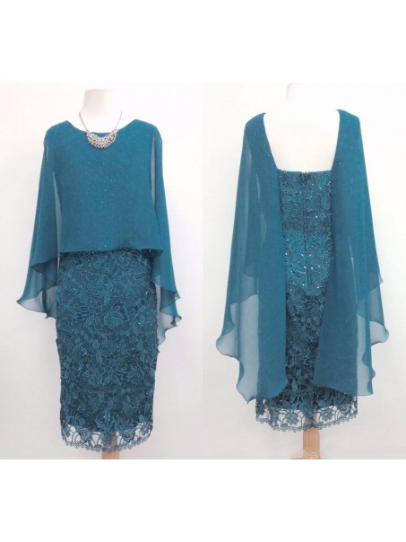 Lace and Chiffon Mother of The Bride and Groom Dresses 99605065