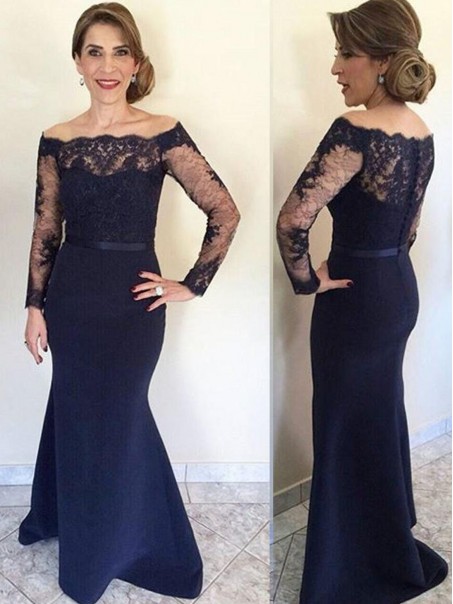 Mermaid Long Sleeves Lace Mother of The Bride and Groom Dresses 99605066 Mermaid Long Sleeves Lace Mother of The Bride and Groom Dresses 99605066