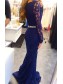 Mermaid Beaded Long Sleeves Lace Mother of The Bride and Groom Dresses 99605067