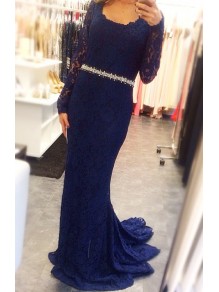 Mermaid Beaded Long Sleeves Lace Mother of The Bride and Groom Dresses 99605067 Mermaid Beaded Long Sleeves Lace Mother of The Bride and Groom Dresses 99605067