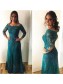 Long Sleeves Lace Appliques Mother of The Bride and Groom Dresses 99605079