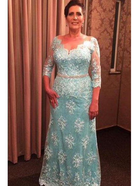 Beaded V-Neck Lace Long Mother of The Bride Dresses 99605084 Beaded V-Neck Lace Long Mother of The Bride Dresses 99605084