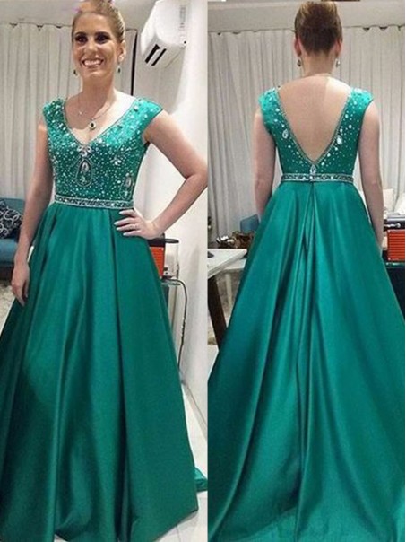A-Line V-Neck Beaded Long Mother of The Bride Dresses 99605092 A-Line V-Neck Beaded Long Mother of The Bride Dresses 99605092