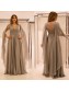 Long Chiffon Mother of The Bride Dresses with Lace Appliques 99605113